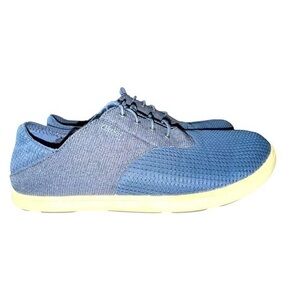 ▶️ Olukai ◀️ Nohea Moku Blue Boat Shoe Mens 8